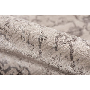 AMER Rugs Cambridge CAM-15 Power-Loomed Bordered Transitional Area Rug Gray 9'6" x 13'9"