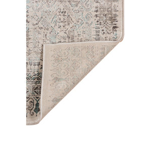 AMER Rugs Cambridge CAM-2 Power-Loomed Tribal Transitional Area Rug Aqua Blue 9'6" x 13'9"