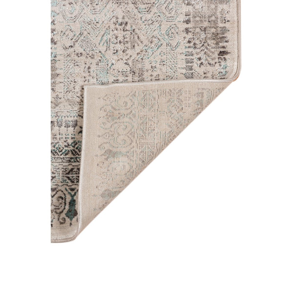 AMER Rugs Cambridge CAM-2 Power-Loomed Tribal Transitional Area Rug Aqua Blue 9'6" x 13'9"