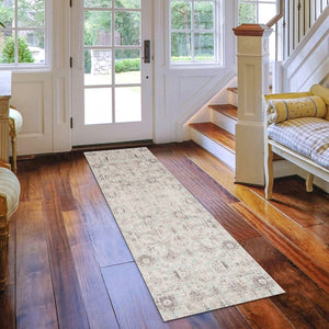 AMER Rugs Cambridge CAM-2 Power-Loomed Tribal Transitional Area Rug Aqua Blue 2'6" x 8'