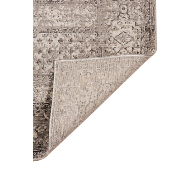 AMER Rugs Cambridge CAM-31 Power-Loomed Medallion Transitional Area Rug Gray 9'6" x 13'9"