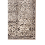 AMER Rugs Cambridge CAM-31 Power-Loomed Medallion Transitional Area Rug Gray 9'6" x 13'9"