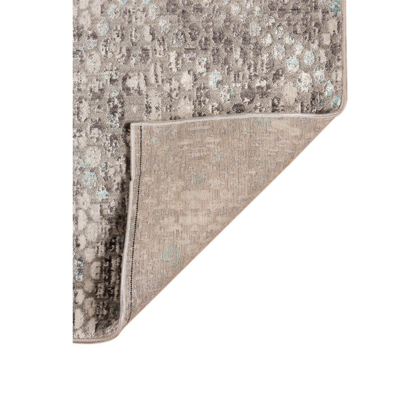 AMER Rugs Cambridge CAM-35 Power-Loomed Animal Transitional Area Rug Aqua Blue/Brown 9'6" x 13'9"