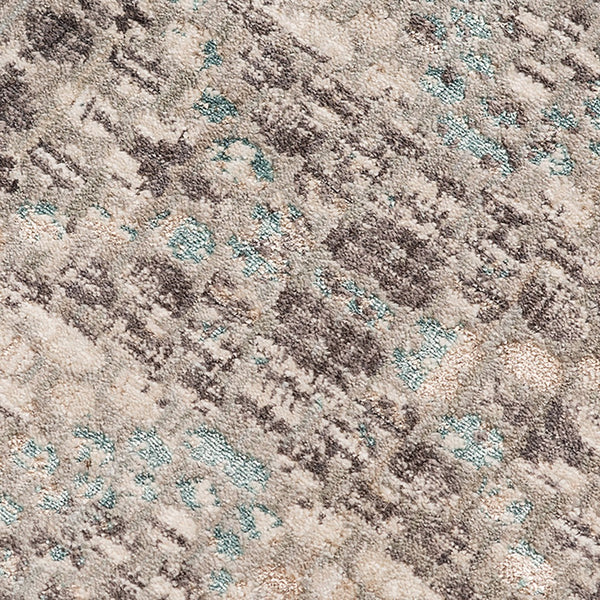 AMER Rugs Cambridge CAM-35 Power-Loomed Animal Transitional Area Rug Aqua Blue/Brown 9'6" x 13'9"