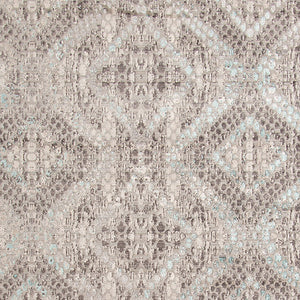 AMER Rugs Cambridge CAM-35 Power-Loomed Animal Transitional Area Rug Aqua Blue/Brown 9'6" x 13'9"