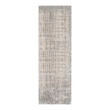 AMER Rugs Cambridge CAM-47 Power-Loomed Abstract Transitional Area Rug Blue 2'6" x 8'