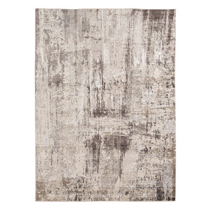 AMER Rugs Cambridge CAM-49 Power-Loomed Abstract Transitional Area Rug Silver 9'6" x 13'9"