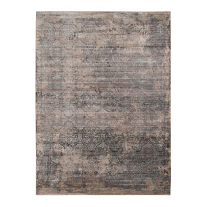AMER Rugs Cambridge CAM-9 Power-Loomed Geometric Transitional Area Rug Graphite Gray/Tan 9'6" x 13'9"