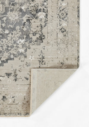 Momeni Cambridge CMB-1 Machine Made Traditional Medallion Indoor Area Rug Charcoal 8'10" x 12'7" CAMBRCMB-1CHR8AC7