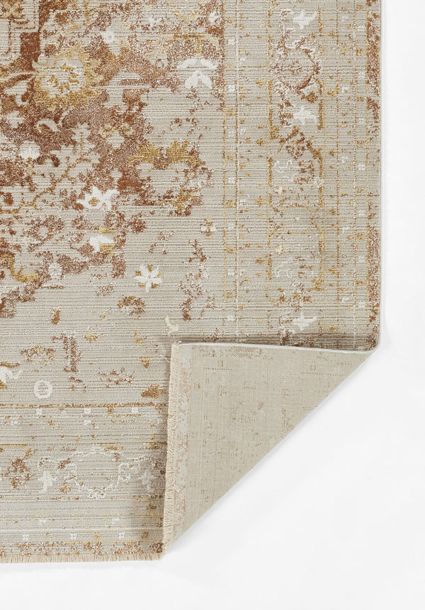 Momeni Cambridge CMB-1 Machine Made Traditional Medallion Indoor Area Rug Copper 8'10" x 12'7" CAMBRCMB-1COP8AC7