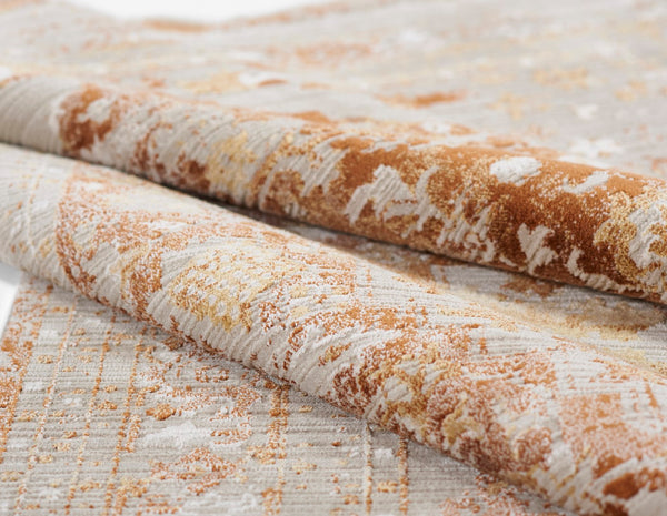 Momeni Cambridge CMB-1 Machine Made Traditional Medallion Indoor Area Rug Copper 8'10" x 12'7" CAMBRCMB-1COP8AC7