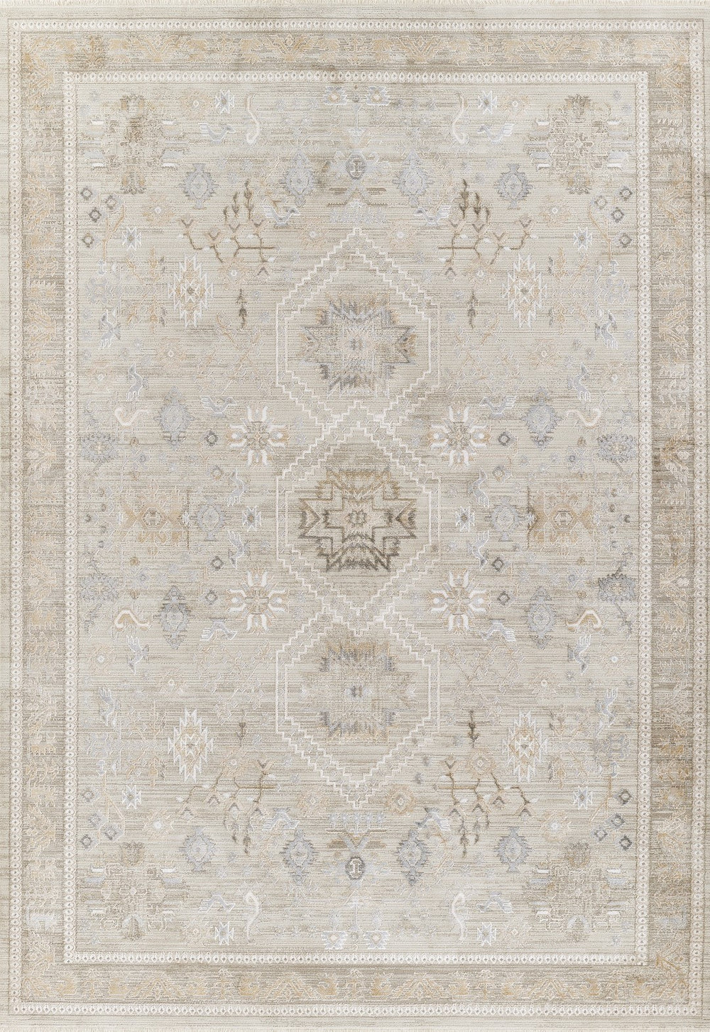 Momeni Cambridge CMB-3 Machine Made Traditional Oriental Indoor Area Rug Grey 8'10" x 12'7" CAMBRCMB-3GRY8AC7
