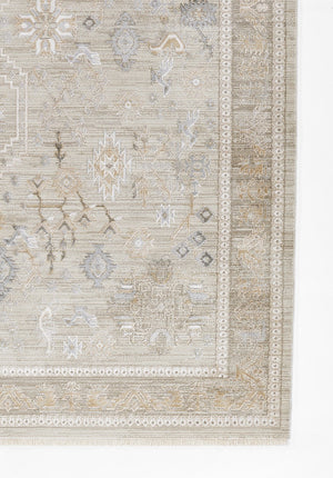 Momeni Cambridge CMB-3 Machine Made Traditional Oriental Indoor Area Rug Grey 8'10" x 12'7" CAMBRCMB-3GRY8AC7