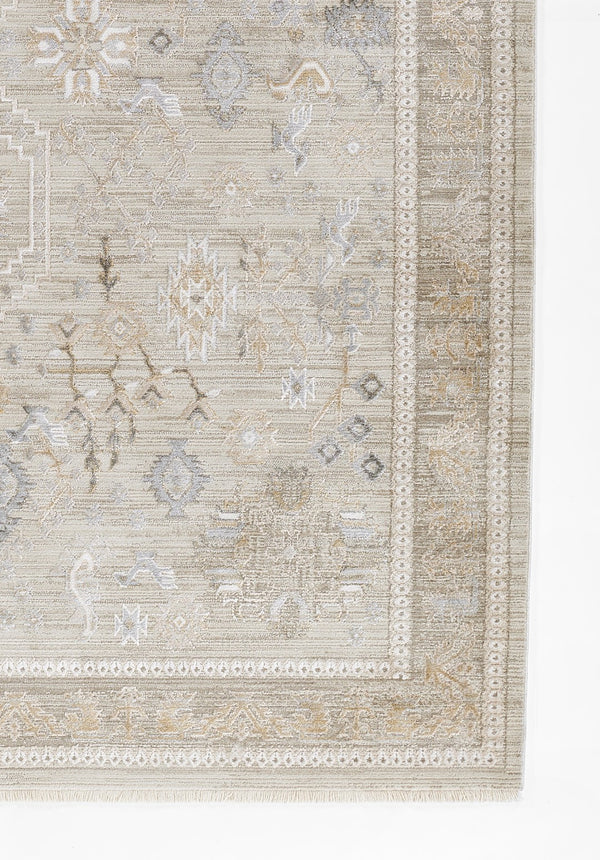 Momeni Cambridge CMB-3 Machine Made Traditional Oriental Indoor Area Rug Grey 8'10" x 12'7" CAMBRCMB-3GRY8AC7