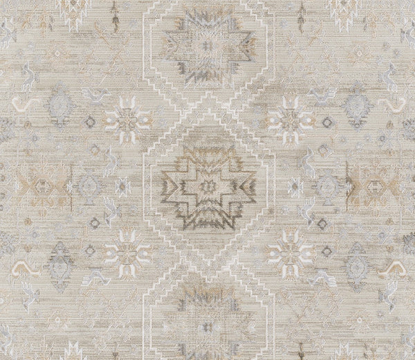 Momeni Cambridge CMB-3 Machine Made Traditional Oriental Indoor Area Rug Grey 8'10" x 12'7" CAMBRCMB-3GRY8AC7