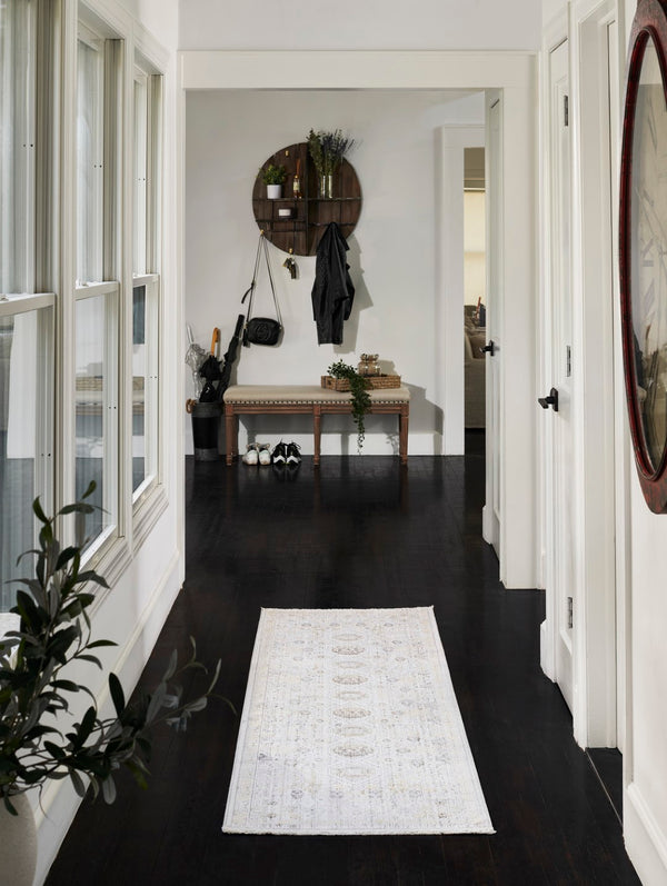 Momeni Cambridge CMB-3 Machine Made Traditional Oriental Indoor Area Rug Grey 8'10" x 12'7" CAMBRCMB-3GRY8AC7