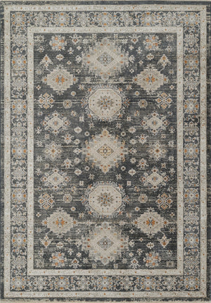 Momeni Cambridge CMB-4 Machine Made Traditional Oriental Indoor Area Rug Slate 8'10" x 12'7" CAMBRCMB-4SLT8AC7