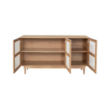 LH Imports Cane Sideboard CAN003B-N