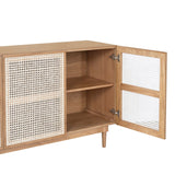 LH Imports Cane Sideboard CAN003B-N