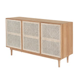 LH Imports Cane Sideboard CAN003B-N