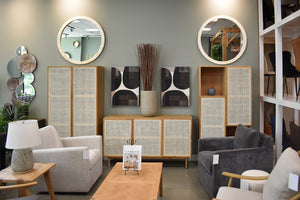 LH Imports Cane Bookcase CAN019-N