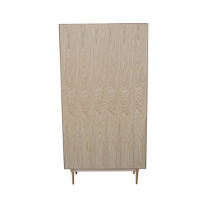 LH Imports Cane Bookcase With Full Doors CAN020-N