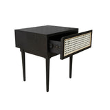 LH Imports Cane Side Table CAN033