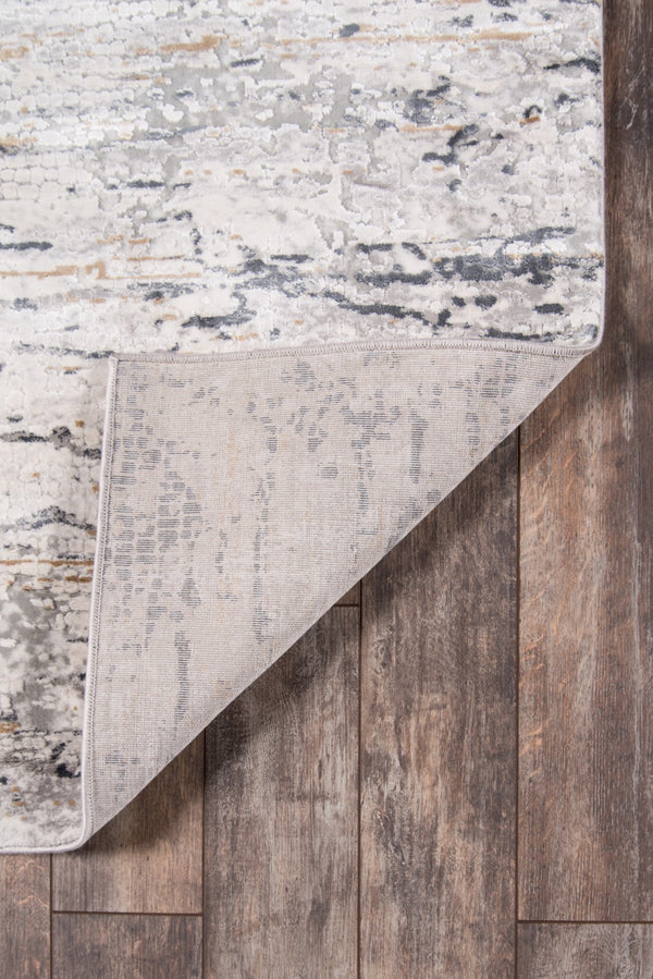 Momeni Cannes CAN-1 Machine Made Contemporary Abstract Indoor Area Rug Grey 7'10" x 11'2" CANNECAN-1GRY7AB2