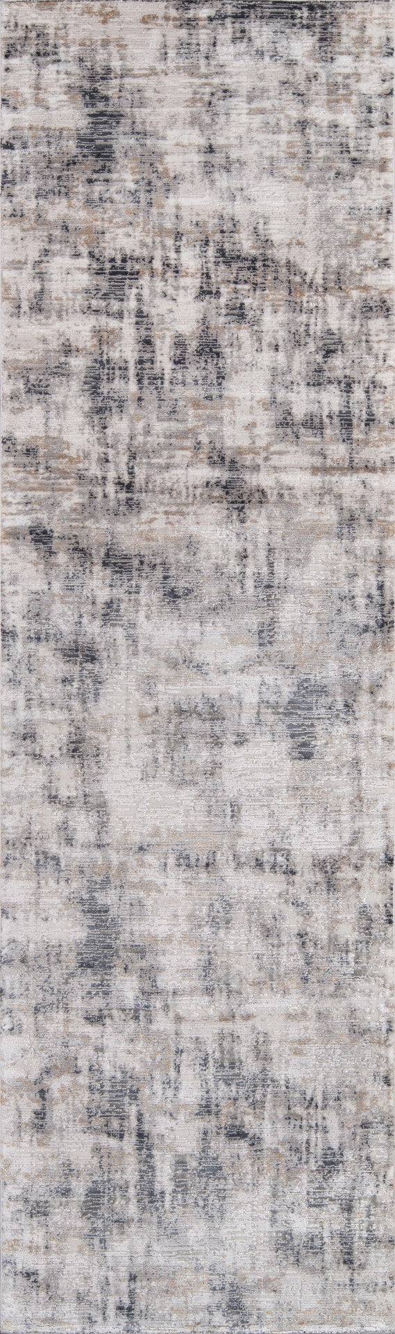 Momeni Cannes CAN-2 Machine Made Contemporary Abstract Indoor Area Rug Grey 7'10" x 11'2" CANNECAN-2GRY7AB2