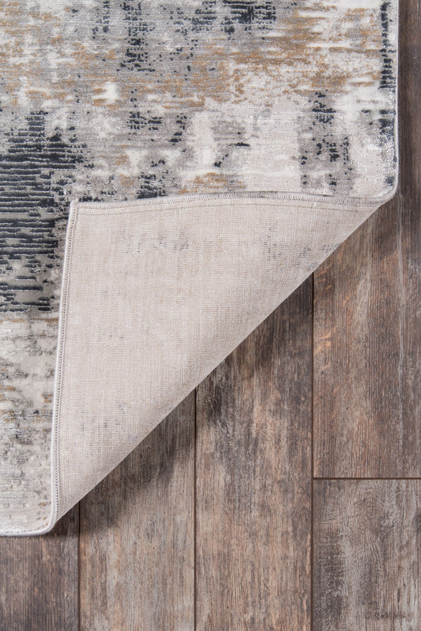 Momeni Cannes CAN-2 Machine Made Contemporary Abstract Indoor Area Rug Grey 7'10" x 11'2" CANNECAN-2GRY7AB2