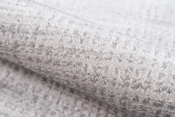 Momeni Cannes CAN-3 Machine Made Contemporary Abstract Indoor Area Rug Grey 7'10" x 11'2" CANNECAN-3GRY7AB2