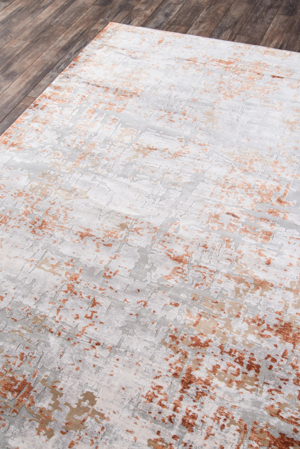 Momeni Cannes CAN-4 Machine Made Contemporary Abstract Indoor Area Rug Copper 7'10" x 11'2" CANNECAN-4COP7AB2