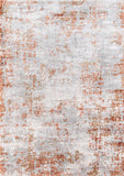 Momeni Cannes CAN-4 Machine Made Contemporary Abstract Indoor Area Rug Copper 7'10" x 11'2" CANNECAN-4COP7AB2