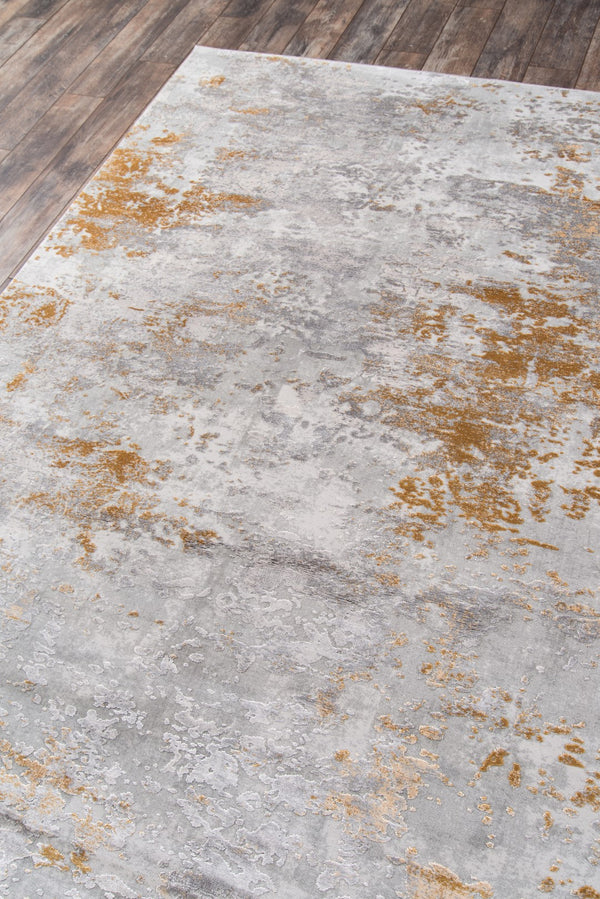 Momeni Cannes CAN-5 Machine Made Contemporary Abstract Indoor Area Rug Gold 7'10" x 11'2" CANNECAN-5GLD7AB2