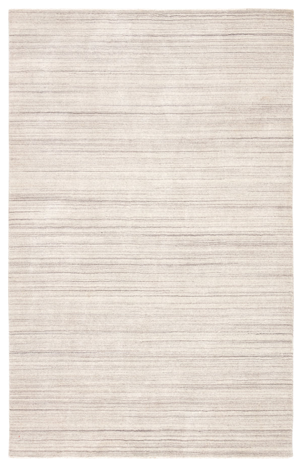 Jaipur Living Tundra Handmade Solid White/ Gray Area Rug (10'X14')