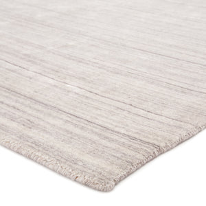 Jaipur Living Tundra Handmade Solid White/ Gray Area Rug (10'X14')