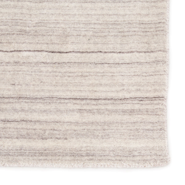 Jaipur Living Tundra Handmade Solid White/ Gray Area Rug (10'X14')