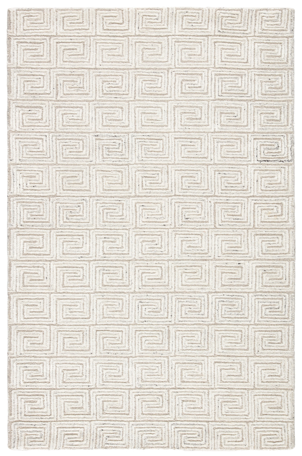 Jaipur Living Harkness Handmade Geometric White/ Gray Area Rug (10'X14')