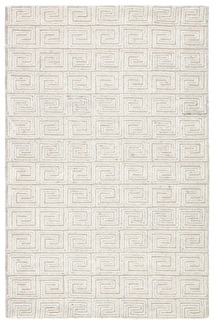 Jaipur Living Harkness Handmade Geometric White/ Gray Area Rug (10'X14')