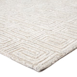 Jaipur Living Harkness Handmade Geometric White/ Gray Area Rug (10'X14')