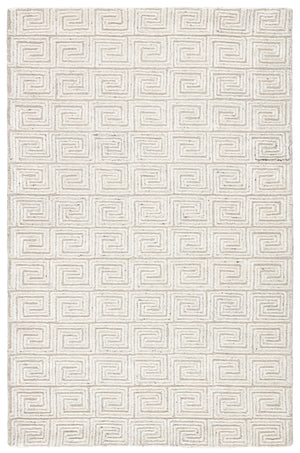 Jaipur Living Harkness Handmade Geometric White/ Gray Area Rug (10'X14')