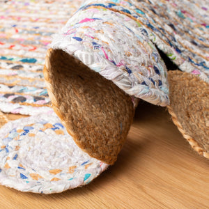 Safavieh Cape Cod 201 Hand Woven Jute & Cotton Rug CAP201B-8R