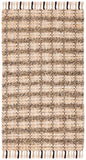 Safavieh Cape Cod 871 Hand Woven 85% Jute/15% Cotton Contemporary Rug CAP871T-8