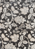 Momeni Carroll Gardens CG-01 Machine Made Transitional Floral Indoor Area Rug Charcoal 9'3" x 12'6" CAROLCG-01CHR93C6