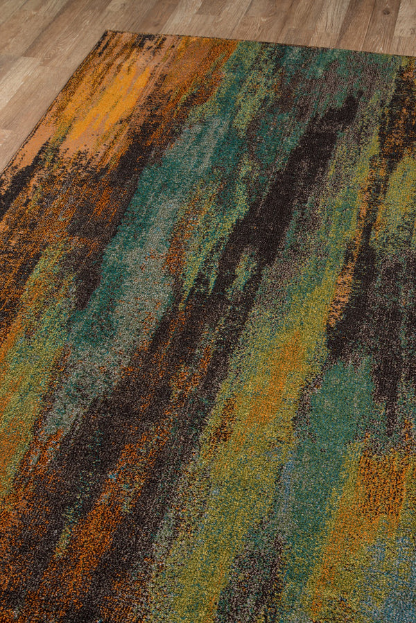 Momeni Casa CAS-6 Machine Made Transitional Abstract Indoor Area Rug Multi 9'3" x 12'6" CASABCAS-6MTI93C6