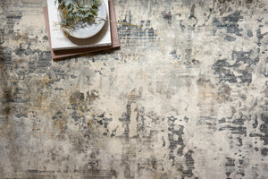 Loloi Cascade CAS-04 85% Viscose, 15% Polyester Power Loomed Contemporary Rug CASACAS-04IVNAC0F0