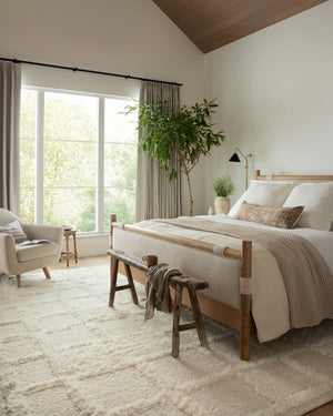 Loloi Loloi Cassian CAI-01 Contemporary Hand Woven Rug Ivory 11'-6" x 15'