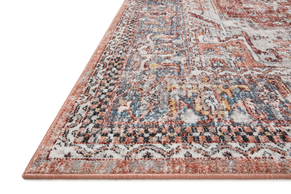 Loloi Cassandra CSN-01 100% Polypropylene Pile Power Loomed Traditional Rug CASNCSN-01RUMLB6F0