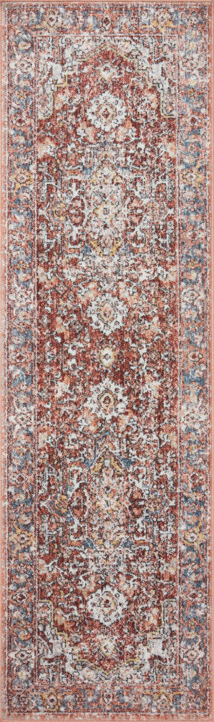 Loloi Cassandra CSN-01 100% Polypropylene Pile Power Loomed Traditional Rug CASNCSN-01RUMLB6F0