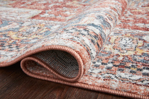 Loloi Cassandra CSN-01 100% Polypropylene Pile Power Loomed Traditional Rug CASNCSN-01RUMLB6F0